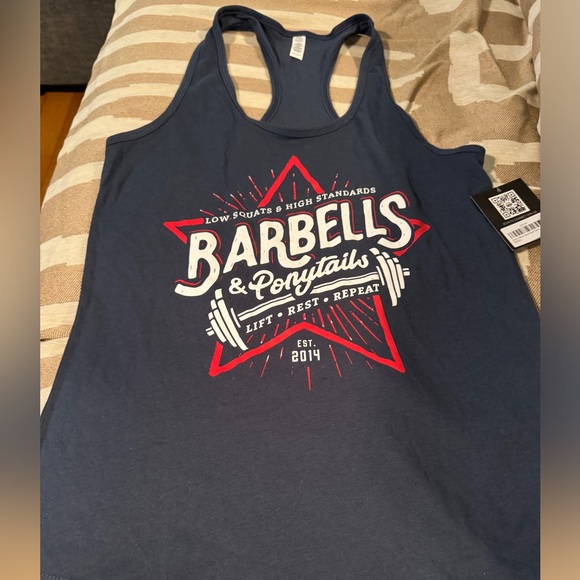 Barbells & Ponytails Tank - Picture 7 of 7